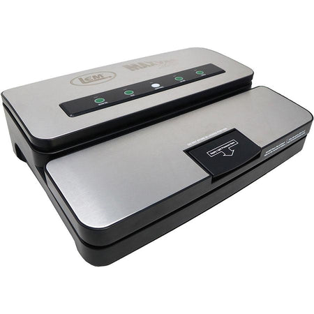 LEM MaxVac 250 Vacuum Sealer with Built-In Roll Cutter and Auto Function