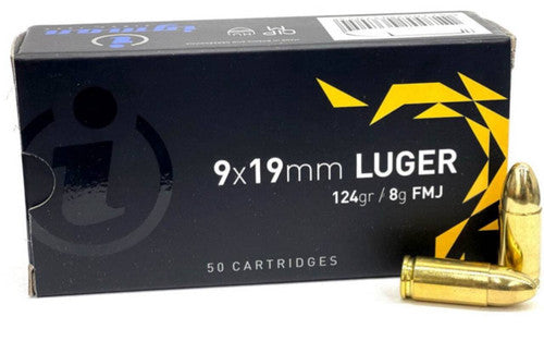 Igman  9mm Luger / Parabellum 124 grain Full Metal Jacket ammunition