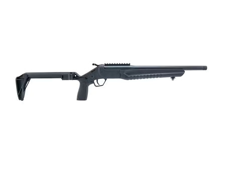 Rossi LWC0556-BKFS LWC 5.56x45mm NATO Single Shot 16.50" Black Oxide Threaded Barrel, Black Picatinny Rail Alloy Steel Receiver, Folding Black Polymer Stock
