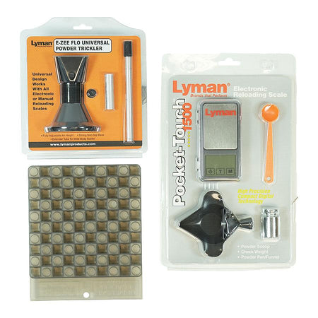 Lyman Powder Handling Starter Set with Scale Trickler and Loading Block