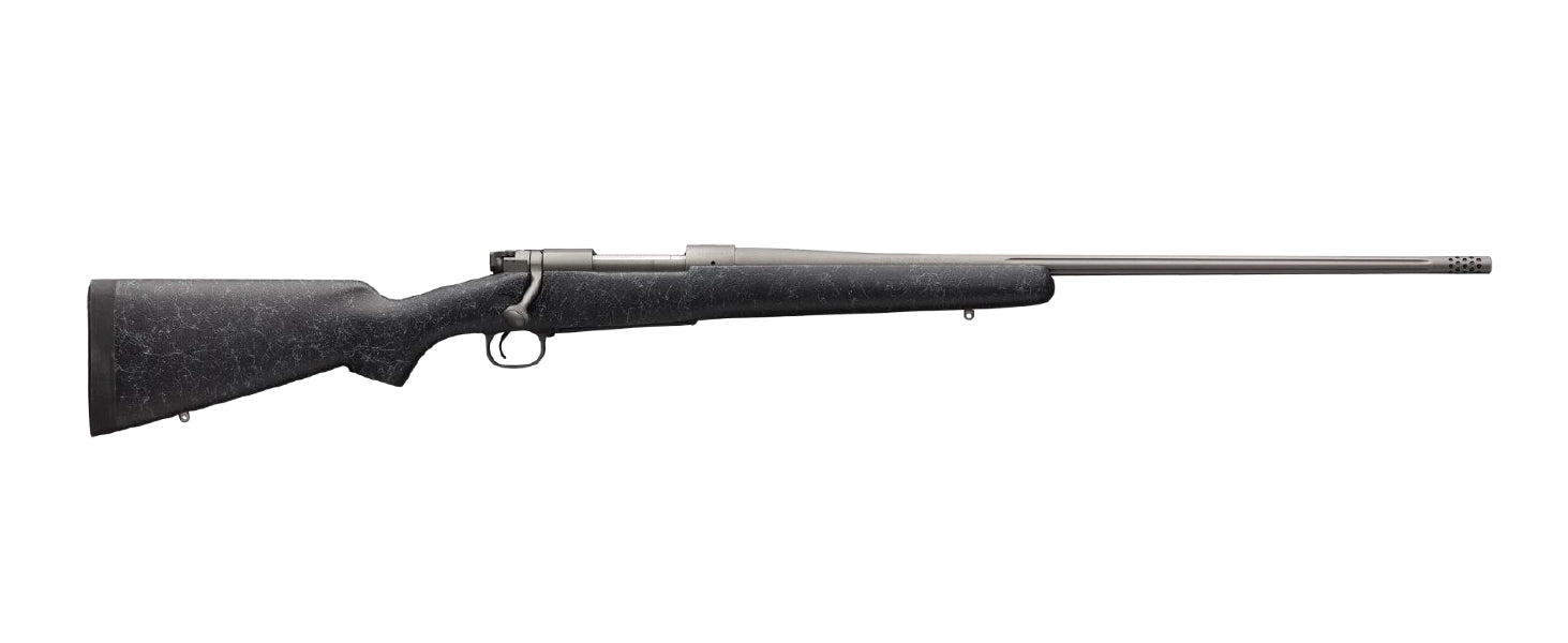 Winchester Guns 535238233 Model 70 Extreme 300 Win Mag 3+1 Cap 26" Tungsten Gray Cerakote Rec/Barrel Textured Charcoal Gray Fixed Bell & Carlson Stock Right Hand with MOA Trigger System (Full Size)