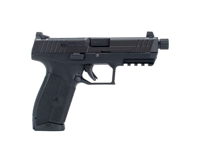 IWI US M9ORP17T MASADA Tactical 9mm Luger 17+1 4.60" Black Button Rifled/Threaded Steel Barrel/Black Optic Ready/Serrated Slide/Black Polymer Frame w/Picatinny Rail/Black Polymer Grips Ambidextrous