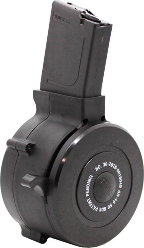 Iver Johnson AR15 223 Rem 50rd Black Polymer Drum Magazine