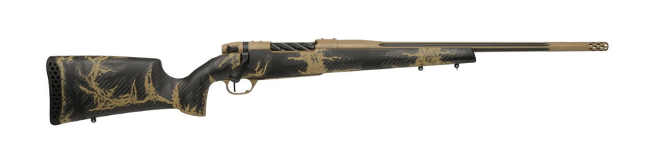 Weatherby MAX01N7MMBR2B Mark V Apex 7mm BC 3+1 20" Coyote Tan/Graphite Black Cerakote Coyote Tan Cerakote Tan/Brown Sponge Accents Carbon Fiber Stock