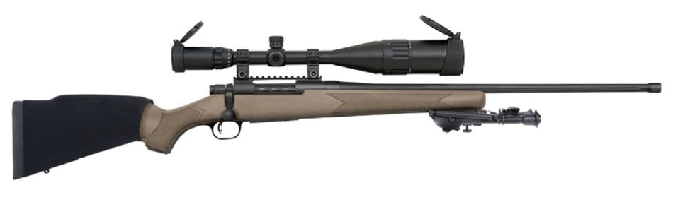 Mossberg 28019 Patriot Night Train 6.5 Creedmoor 5+1 24" Matte Blued Flat Dark Earth Right Hand 6-24x50mm Scope