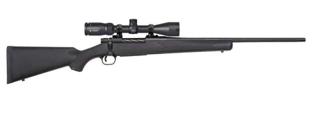 Mossberg 28054 Patriot 25-06 Rem Caliber with 5+1 Capacity, 22" Fluted Barrel, Matte Blued Metal Finish & Black Synthetic Stock Right Hand (Full Size) Includes Vortex Crossfire II 3-9x40mm Scope