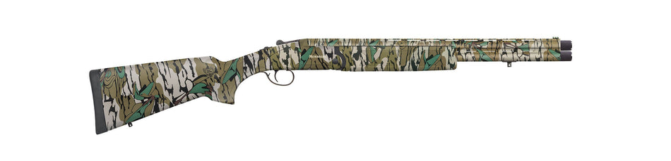 Mossberg Silver Reserve Eventide 410 Gauge Break Open 3" 2rd 20" Overall Mossy Oak Greenleaf Over/Under Vent Rib Barrel, Receiver w/Engraved Logo, Mossy Oak Greenleaf Fixed Synthetic Stock