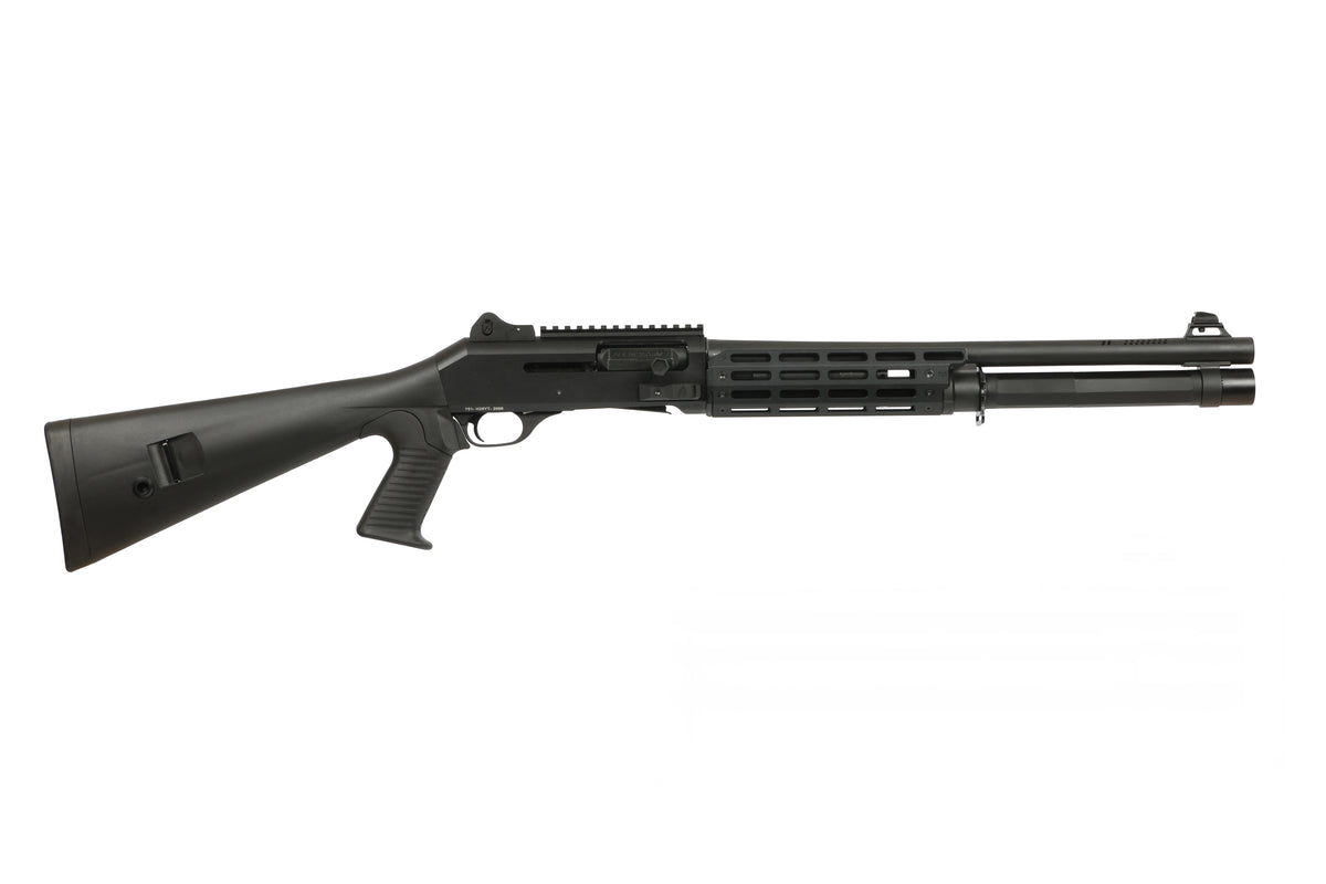 MAC 21000183 Agency Tradesman 1014 12 Gauge Semi-Auto 3" 5+1 18.50" Black Chromate Ported Barrel, Aluminum Receiver w/Picatinny Rail, M-LOK Handguard, Black Fixed w/Pistol Grip Synthetic Stock