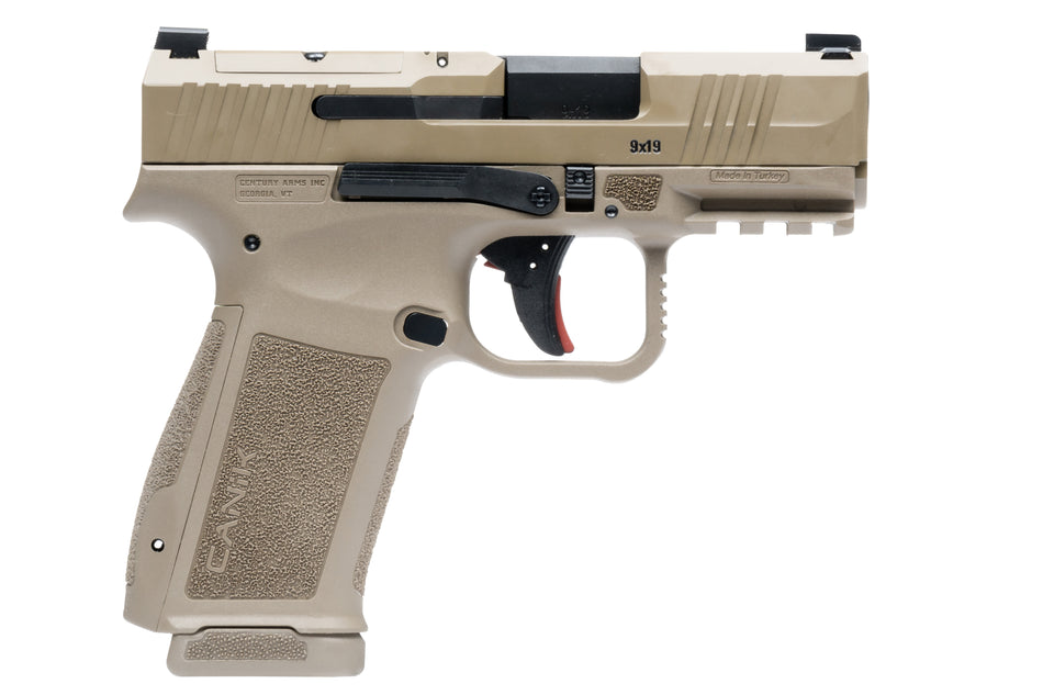 Century Arms HG7882DN Mete MC9L Sub-Compact Frame 9mm 17+1 3.18" FDE Steel Slide FDE