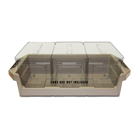 MTM Stackable 50 Cal Ammo Can Tray, Dark Earth, Holds 3 Cans