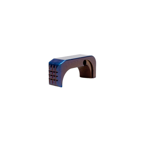 S15 Premium LH Steel Mag Catch Glock 43X 48 Peacock Blue PVD