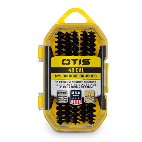 Otis 10-Pack Nylon Bore Brushes .40 Cal / 10MM