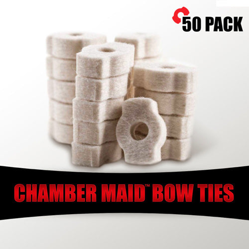 Chamber Maid Bolt Action Bow Tie Swabs 50 Pack Rifle Cleaning Tool