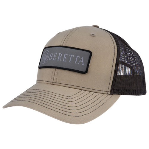Beretta SDY Snapback Trucker Hat Khaki and Black OSFA