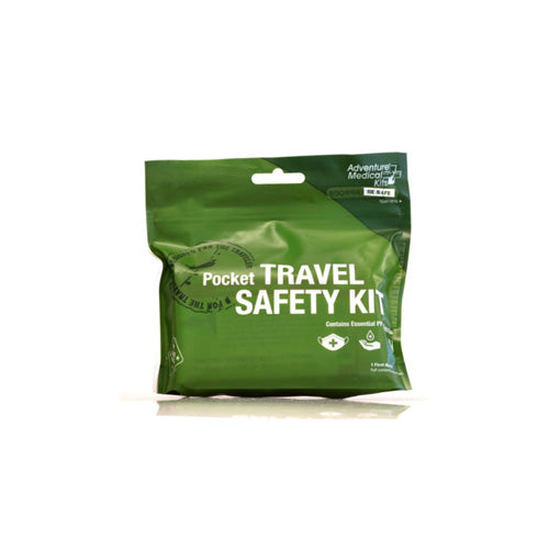 Pocket Travel Safety Kit with Disposable Masks and Hand Sanitizer