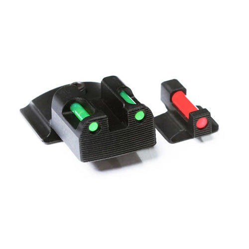 1911 Government Novak TSF TAC Fiber Optic Iron Sight Set 10mm/.45 ACP - QPQ Nitride