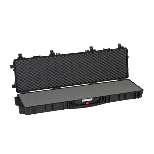 Explorer RED Black Long Rifle Storage Case Pre-Cubed Foam