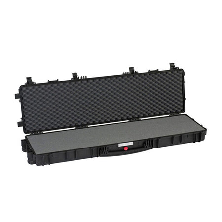 Explorer RED Black Long Rifle Storage Case Pre-Cubed Foam
