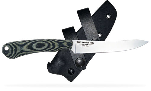 SKT Nimrod OD Green and Black Canvas Micarta Fixed Blade Processing Knife