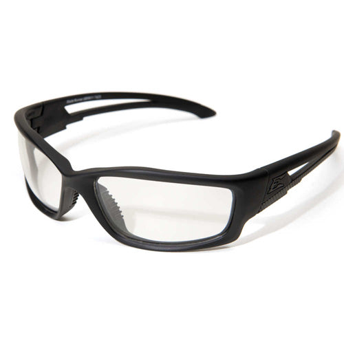 Edge Blade Runner Clear Lens Black Frame Anti-Fog Tactical Safety Glasses