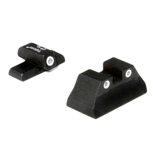 H&K USP Compact Trijicon Night Sight Replacement Set - 3-Dot Green/Yellow, 12-Year Warranty