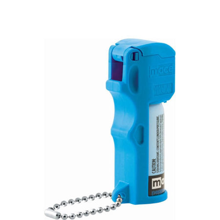 Mace Brand Neon Blue Keychain Pocket Pepper Spray 15 Bursts 10ft