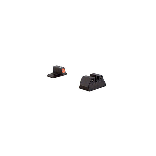 H&K P2000/P2000SK HD Night Sights by Trijicon - Orange Outline Front, Wide U-Notch Black Rear