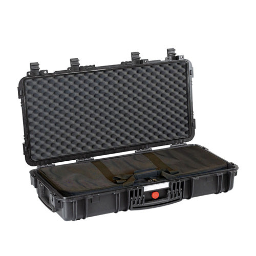 RED 31-Inch Waterproof Hard Gun Case with Inner Gun Sleeve