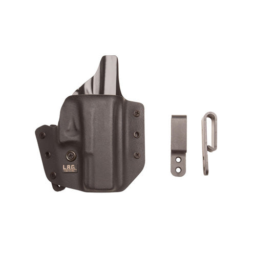 L.A.G. Tactical Defender Kydex Holster for 1911 3" Barrel, IWB/OWB, Right Hand, Black