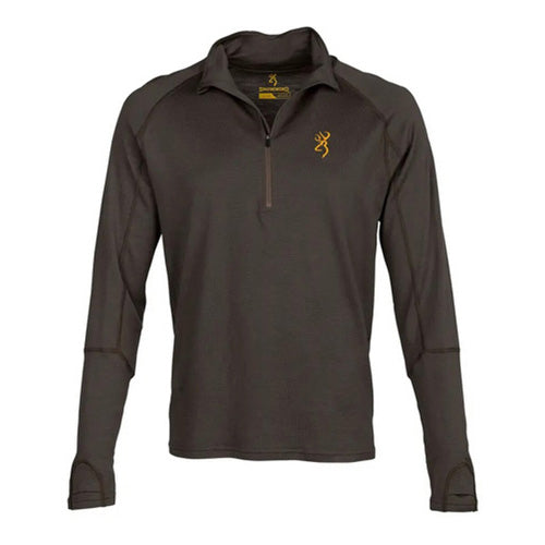 Men's Merino Quarter Zip Hunting Shirt Major Brown XL