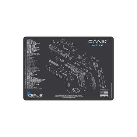 Canik Mete Schematic ProMat Charcoal Gray Padded 12x17