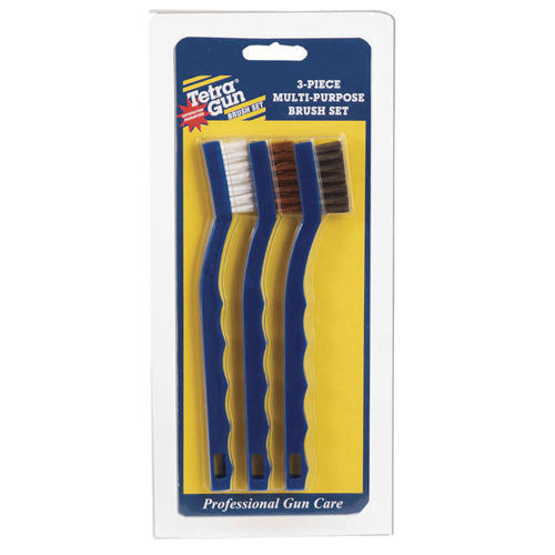 Tetra 3-Piece Multi-Purpose Firearm Cleaning Brush Set