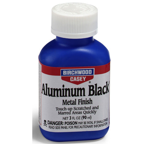 3 oz Aluminum Black Touch-Up Fast-Acting Gunsmith Metal Blackening Solution