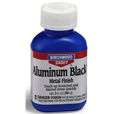 3 oz Aluminum Black Touch-Up Fast-Acting Gunsmith Metal Blackening Solution