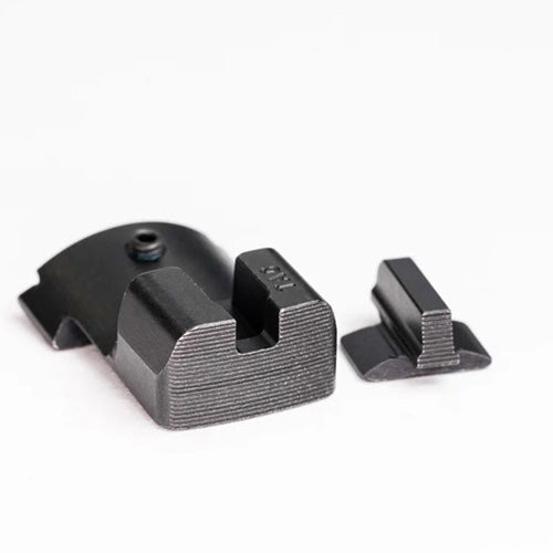 Kimber 1911 TSP TAC Plain Steel Iron Sight Set with Anti-Glare Serrations