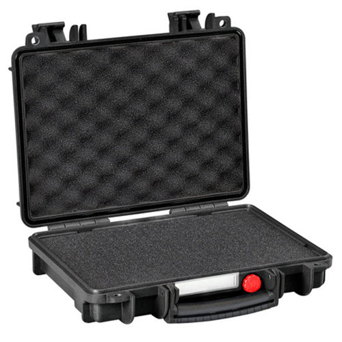 Red by Explorer Tactical Black Dual Pistol Case Pick-Pluck Foam