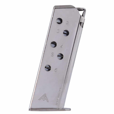 Walther PPK .380 ACP 6-Round Nickel-Finish Magazine