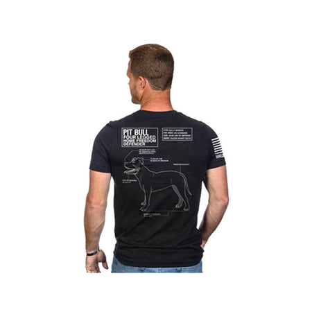 Kennel to Couch Pit Men's Graphic T-Shirt 3XL Black