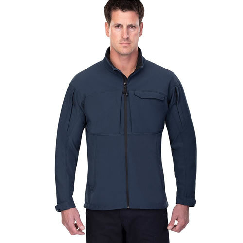 2XL Bering Blue Tactical Downrange Softshell Jacket Gusseted Panels