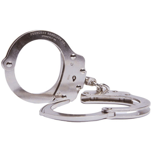 Peerless Model 700C Carbon Steel Chain Link Handcuff Nickel