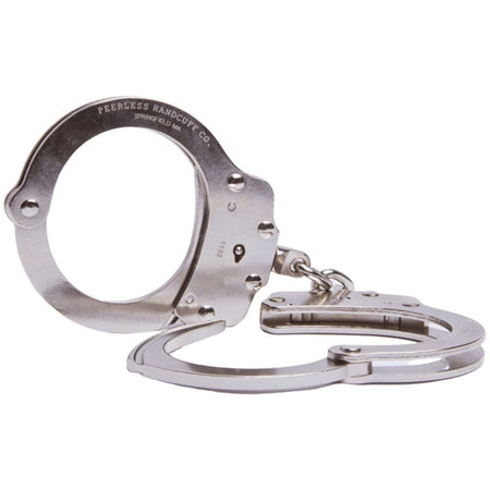 Peerless Model 700C Carbon Steel Chain Link Handcuff Nickel