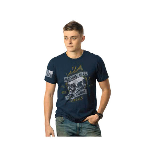 RHSS Skull Graphic Tee Midnight Navy Small