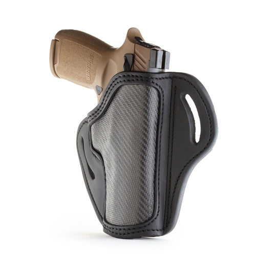 Carbon Fiber Stealth OWB Belt Holster Black Right Hand Size 1
