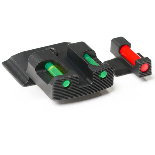 Smith & Wesson M&P TSF TAC Fiber Optic Iron Sight Set - QPQ Nitride Steel