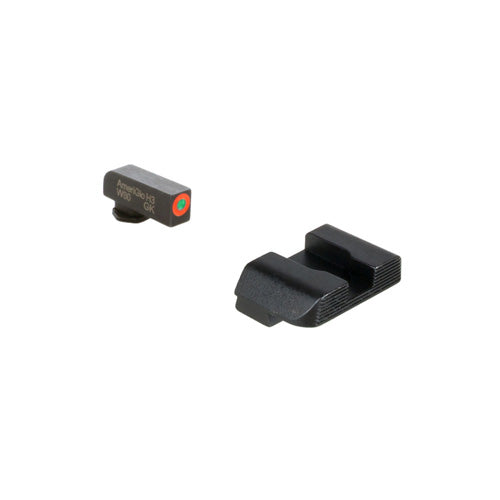 Ameriglo Protector Glock Gen 5 Tritium Front Night Sight Orange Outline with Black Serrated Rear