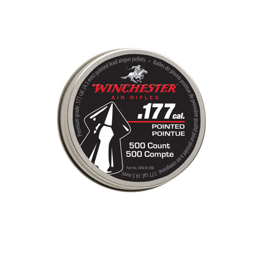 Winchester .177 Caliber 500-Count Pointed Air Gun Pellets