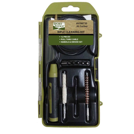 22 Cal Hard Case Rifle Cleaning Kit 12 Piece with Utility Bits