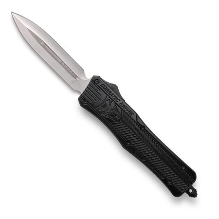 CobraTec CTK-1 Medium Dual Action OTF Black Dagger Knife