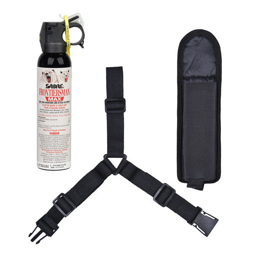 SABRE Frontiersman MAX Bear and Mountain Lion Defense Spray 9.2 Oz with Holster