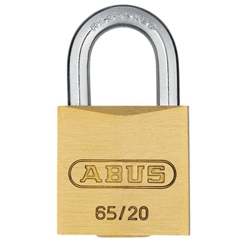 ABUS 65 Series KD Brass Padlock with Pin Tumbler Cylinder